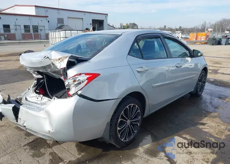 2015 Toyota Corolla S Plus from USA, damaged, VIN 5YFBURHEXFP237854